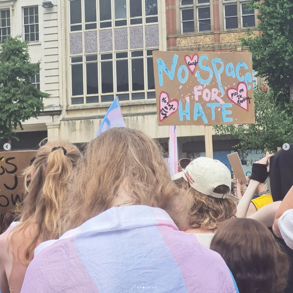 Nottingham Pride 2025 - the signs **MNHQ title tweak to point out this was the Notts Trans Pride as acknowledged in the thread**