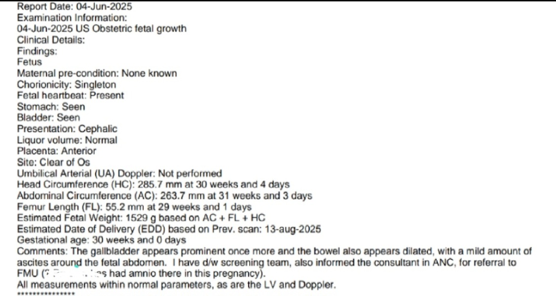 Late term abortion - 31 weeks