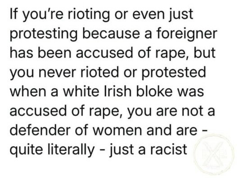 Racist men exploiting sexual violence to committ acts of racism