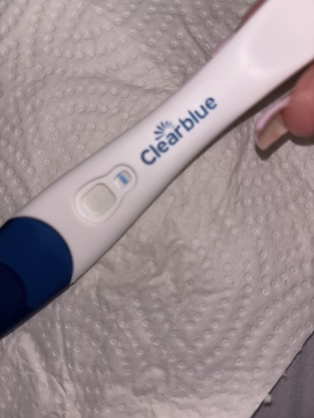Clear blue test. Evap line or positive