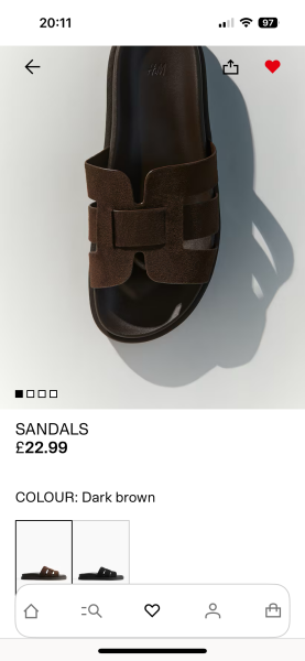 Brown sandals