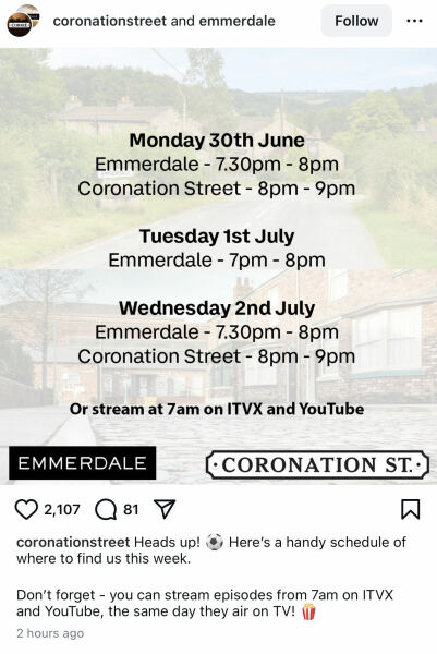 Heading into early summer 2025. CORONATION STREET THREAD. **No spoilers please.**