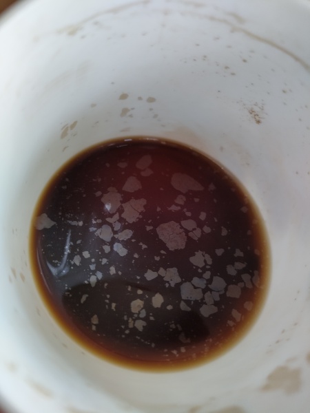 What on earth is this filmy substance in my tea/mugs ?