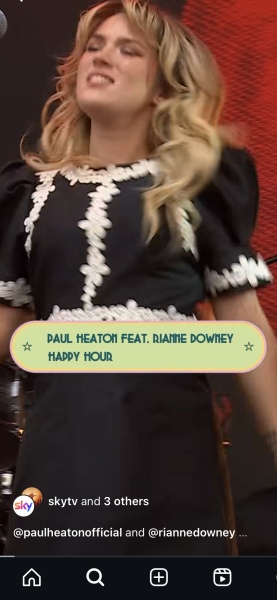 Rianne Downey’s Isle of Wight festival dress