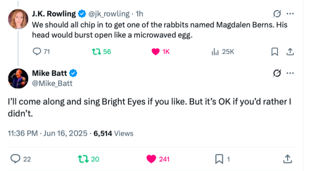 TRAs online attack on a bunny rescue