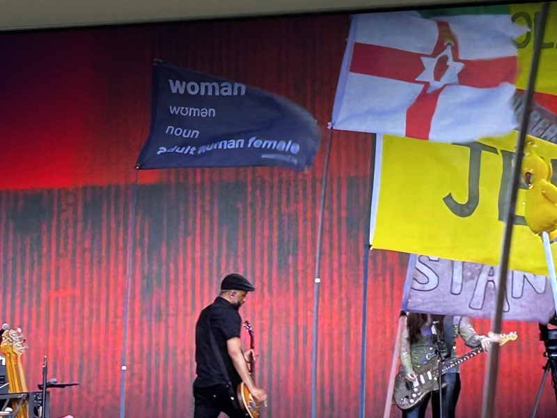 Wow. Have you seen all the Pride and Trans flags flying in the audiences at Glastonbury?