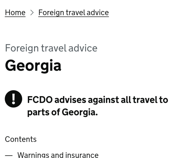 Georgia for a summer holiday - experience please!