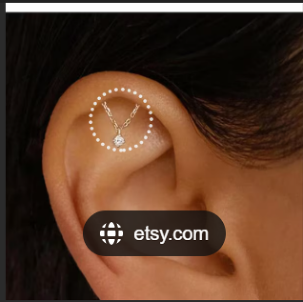 Vertical Helix Piercing