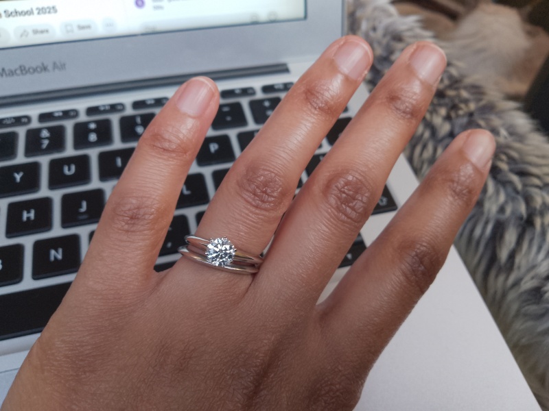 Does this ring look good on me? Tiffany Etoile "engagement" ring
