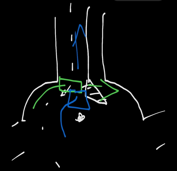 AIBU to think I have no liability here? (diagram attached)