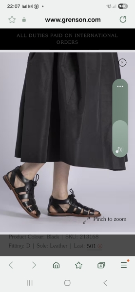 Chic French woman or old man sandal? Help.