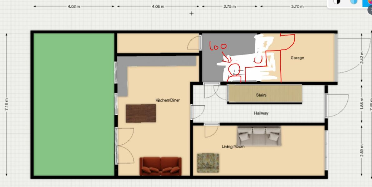 How to fit a downstairs toilet/shower and utility? (plans)