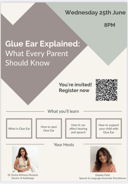 Glue ear and options given