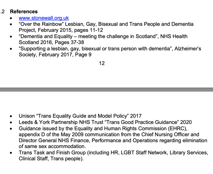 NHS Policy Audit - working party -Thread #3