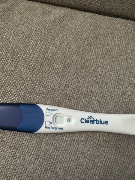 Clear blue faint positive?