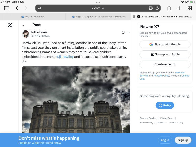 A quiet act of resistance.
