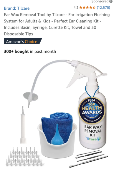 Who wants to see what came from my ear?