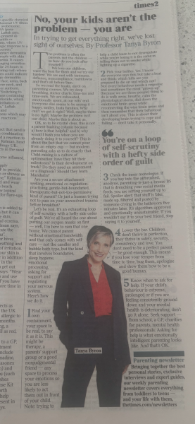 Article in today’s Times that I wish I’d been shown 25 years ago