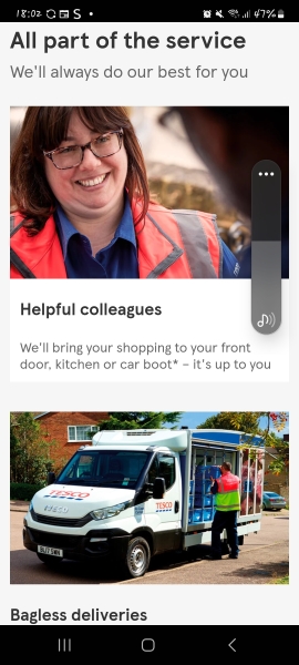 Tesco delivery couldn’t bring shopping to my door