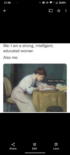 To ask what things made you question your intelligence