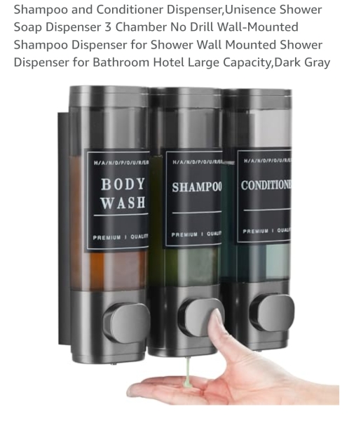 Shower niche for shampoo bottles - has anyone got one?