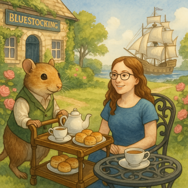 The Bluestocking - where the laugh emoji is sorely missed.