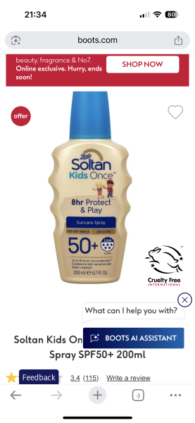 Recommendations for a hypoallergenic kids sun lotion please :)