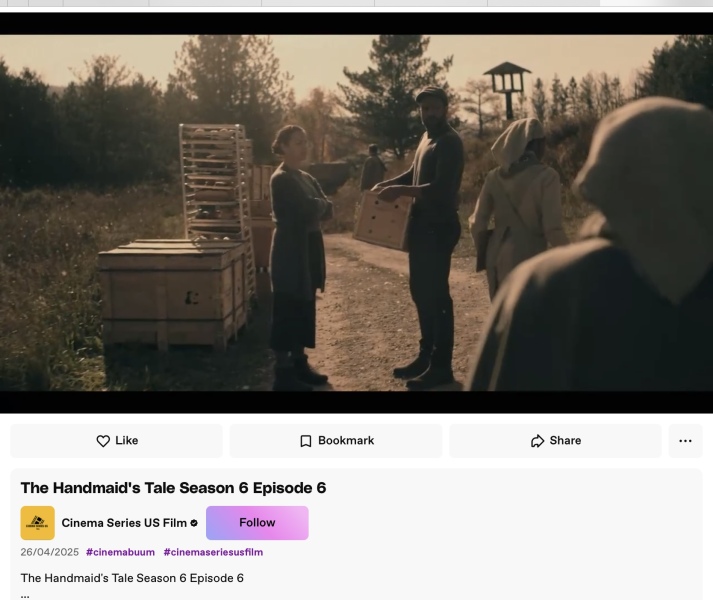 HANDMAIDS TALE S6 -ch 4 - sun 10pm - TV PACE. NO SPOILERS