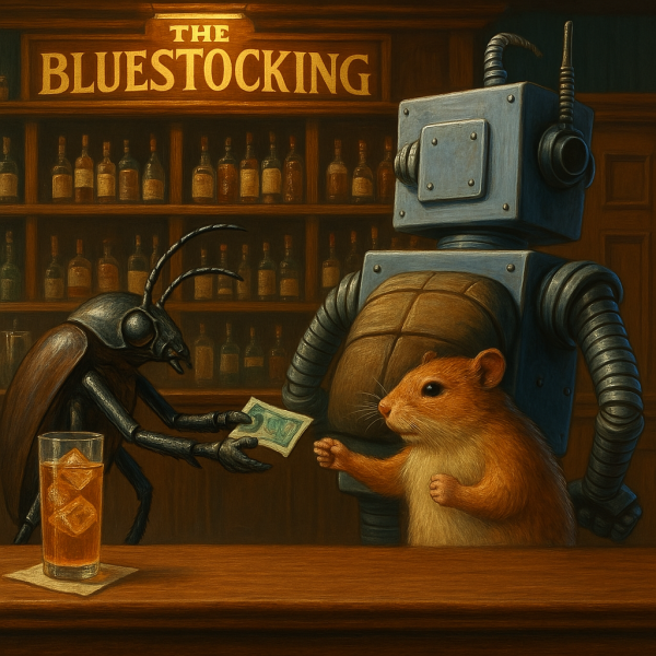 The Bluestocking - where the laugh emoji is sorely missed.