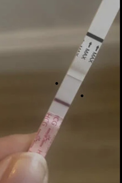 Two tests, two faint lines