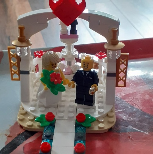 To show me your Lego collection?
