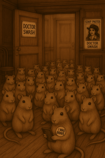 The Bluestocking - where the laugh emoji is sorely missed.