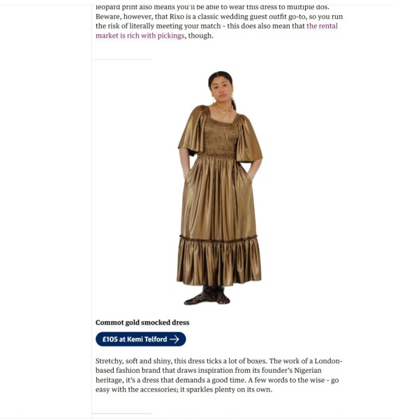 Is The Guardian trolling us with this wedding guest fashion edit?