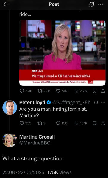 BBC presenter corrects pregnant people to pregnant women