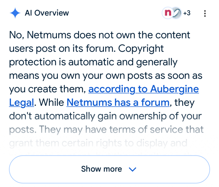 To think that a website shouldn’t steal your post and use it as an editorial without express permission?