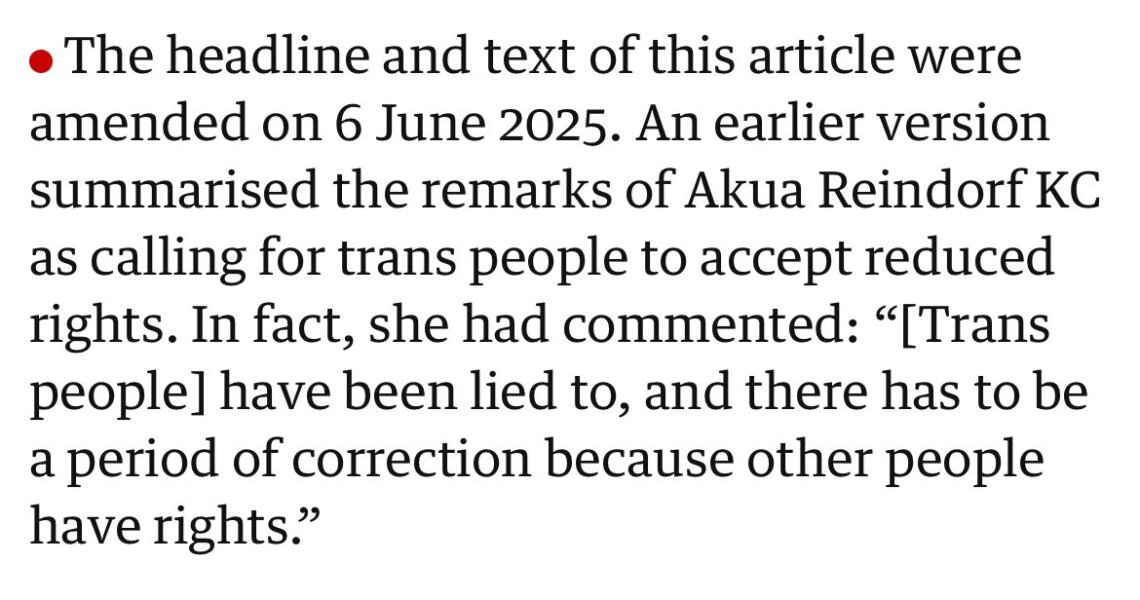 Get in there Akua, yes, transpeople have been lied to.