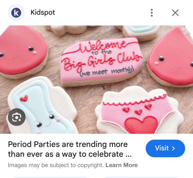 To think “period cookies” is ridiculous…