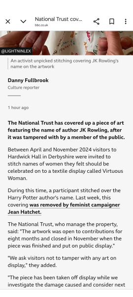 A quiet act of resistance.