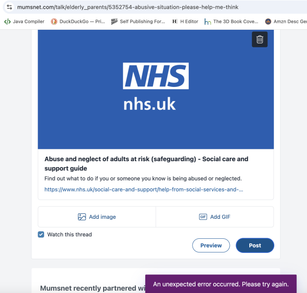 Not allowed to post links?