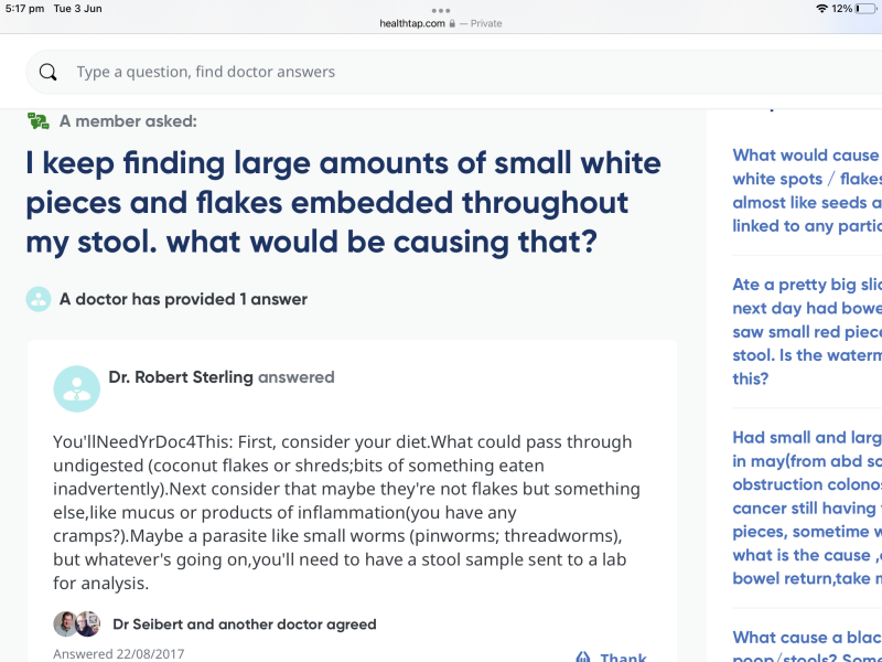 Weird 4 year old poo