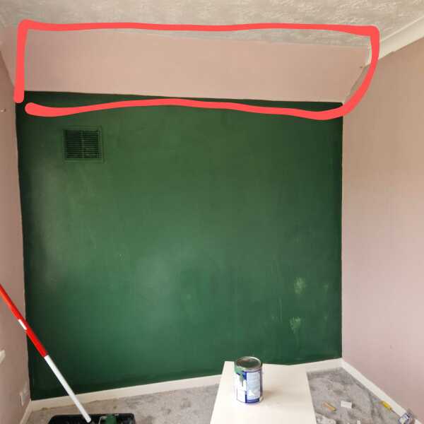 Would you paint this bit green or white? ( pic attached )