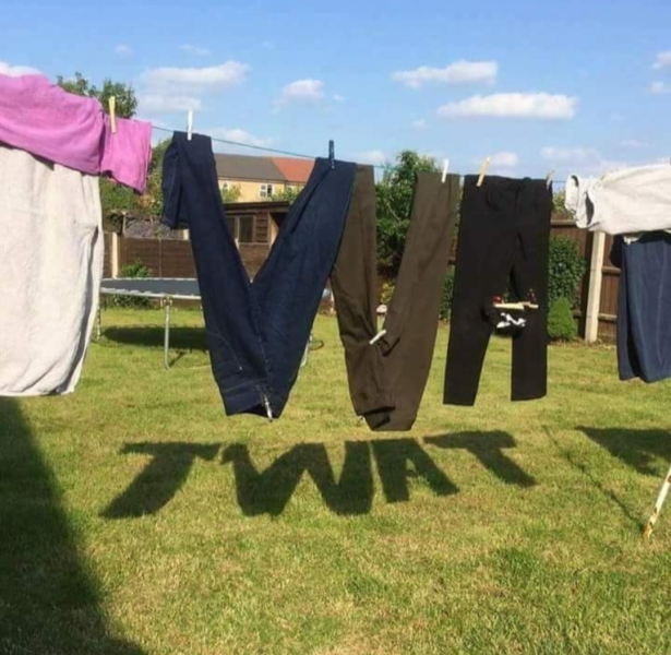 I dry my laundry in my garden and my neighbour is really unhappy about it