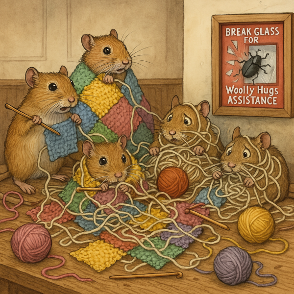 Woolly Hugs. Desperately sad news we are afraid. Making a Blanket for lovely Swashbuckled whose son has tragically died.