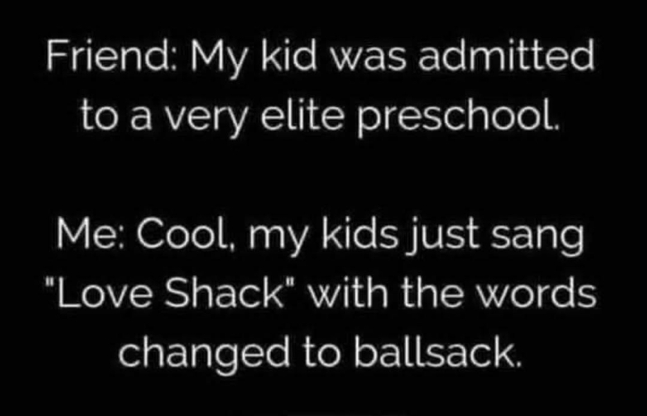 This made me howl laughing.  Anyone else heard a funny joke or seen a funny meme?