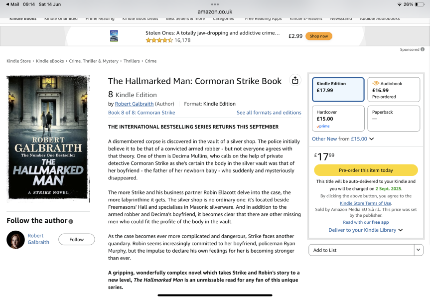 50 Books Challenge 2025 Part Five