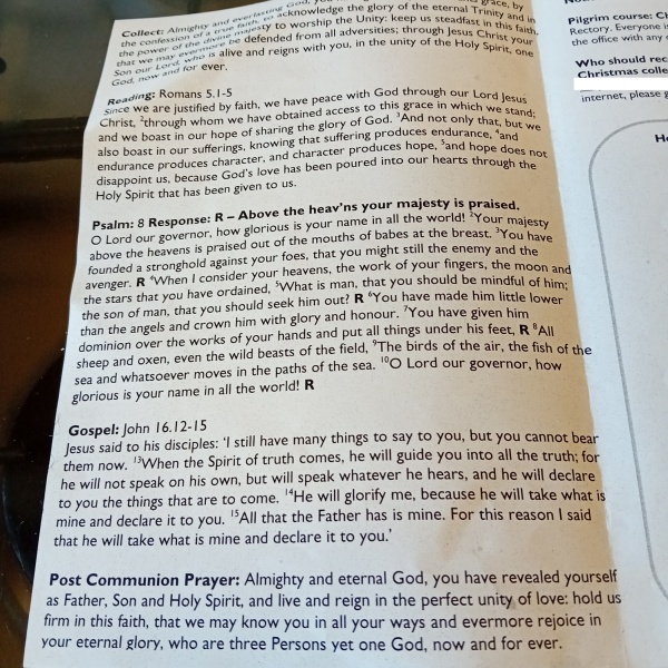 Sharing Sunday services