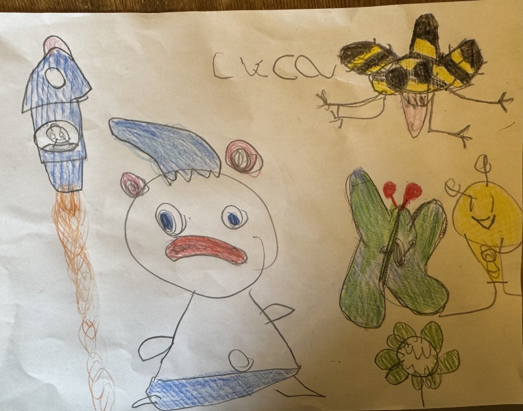 5 year old drawings