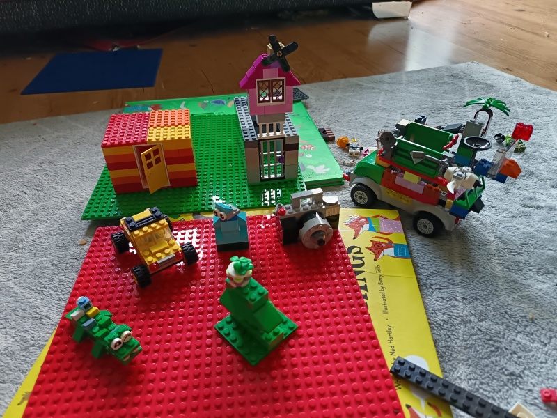 To show me your Lego collection?