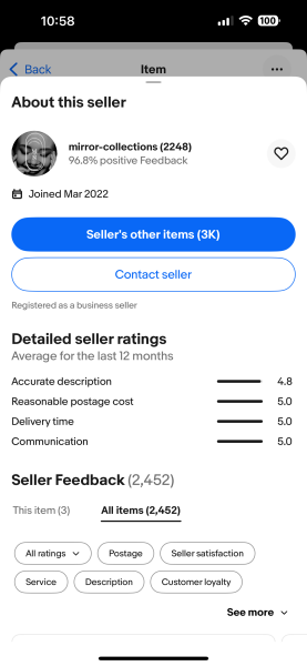 Seller wants me to cancel return