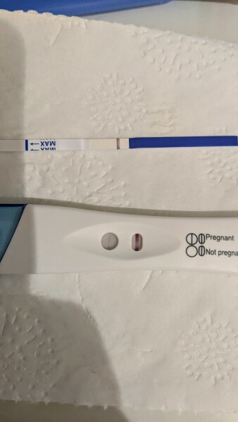 Vfp before bed last night. But 2 negatives this morning? So confused